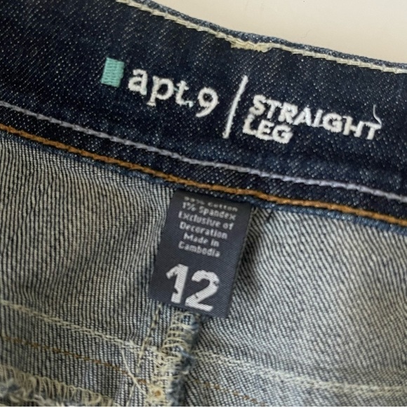 Women's Apt9 Denim Jeans size 12 - Picture 4 of 4